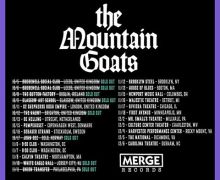The Mountain Goats: Glasgow & Brighton Shows Are Now Sold Out