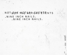 Nine Inch Nails ‘Not the Actual Events’ CD