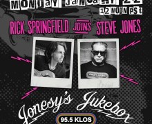 Rick Springfield on Jonesy’s Jukebox w/ Steve Jones