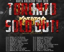 Sabaton/Kreator 2018 Tour Toronto SOLD OUT – Denver, Chicago, Madison, Boston, Philadelphia, Tampa