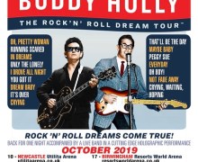 Roy Orbison w/ Buddy Holly Hologram – UK Concert – Tickets