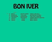 Bon Iver 2020 Asia Tour – Seoul, Bangkok, Singapore, Jakarta, Tokyo