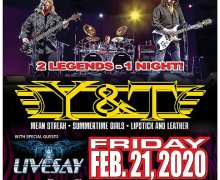 Zebra w/ Y&T @ The Chance Theater – NY 2020
