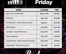 PASIC 19: Pearl Drums Booth – Schedule 2019 – The World’s Premier Drum & Percussion Festival