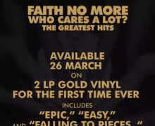 Faith No More: Greatest Hits Album ‘Who Cares A Lot” to be Released on Gold Vinyl – 2 LP – 2021
