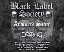 Black Label Society, Armored Saint, Prong 2021 TOUR/DATES/TICKETS