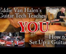Eddie Van Halen’s Guitar Tech Tom Weber Sets Up Guitar EVH FRANKENSTEIN – VIDEO – TUTORIAL
