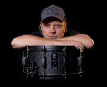 The Lars Ulrich Signature Snare Drum by Tama – Limited Edition 30th Anniversary Black Album – 2021 – Metallica