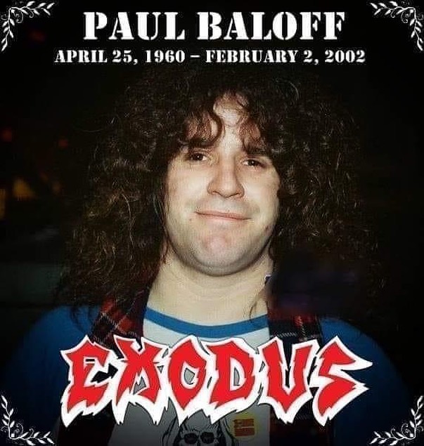 Gary Holt Pays Tribute to Paul Baloff “Every single riff I write, I