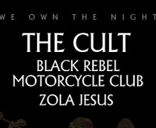 The Cult TOUR/DATES/TICKETS – 2022 – Black Rebel Motorcycle Club – Zola Jesus