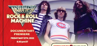 Triumph: Rock & Roll Machine Documentary to STREAM Worldwide via Nugs/Round Hill Music – 2022