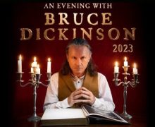 Bruce Dickinson Spoken World Tour ‘An Evening With’ – 2023 – Europe DATES/TICKETS – Oslo, Bergen, Vienna, Stockholm, Helsinki, Malmo, Tilburg