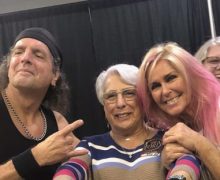 Drummer Bobby Rock w/ “Momma Rock” After the Lita Ford Show in St. Louis – 2022