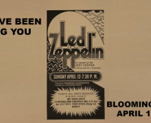 Led Zeppelin “Since I’ve Been Loving You” Previously Unheard Recording – April 12, 1970 – Bloomington, Minnesota – LISTEN