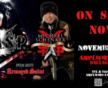 W.A.S.P. Show in Dallas at Amplified Live Shut Down by Dallas Fire Department – 2022 – Michael Schenker – Armored Saint